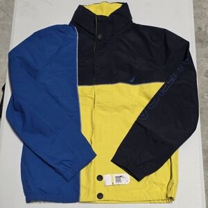 🚨EMG🚨  Nautica N83 colorblock windbreaker jacket with a concealed hood